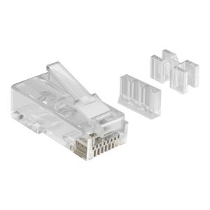 Plug RJ45 de 8 contactos CAT 6A, para cable redondo