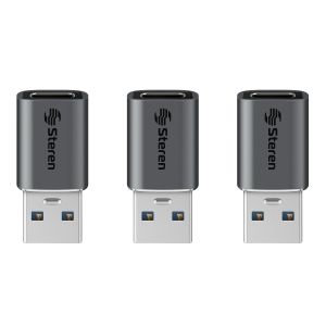 3 adaptadores jack USB C a plug USB 3.0