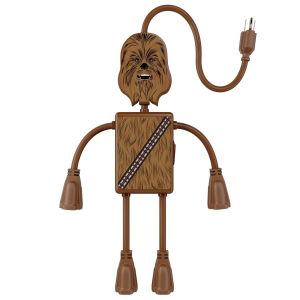 Multicontactos de 4 salidas flexibles con figura de Star Wars™ modelo Chewbaca