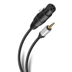 Cable plug 3,5 mm (AUX) a Cannon (XLR)