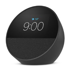 Bocina inteligente ECHO SPOT con Alexa, negra